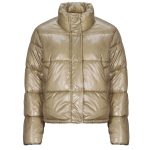 Glossy puffer jacket