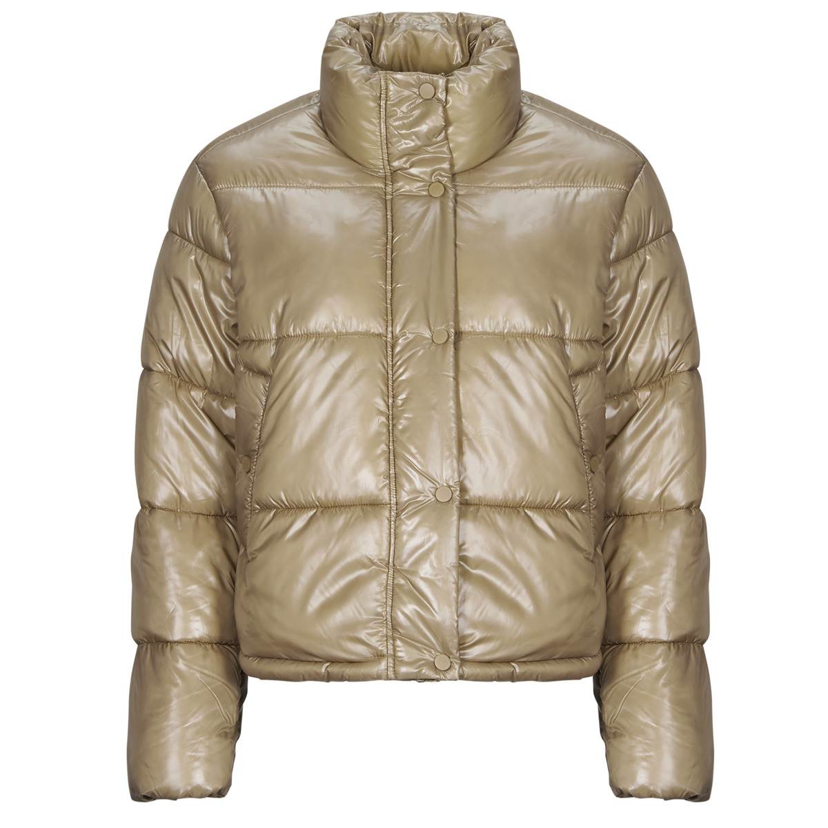 Glossy puffer jacket