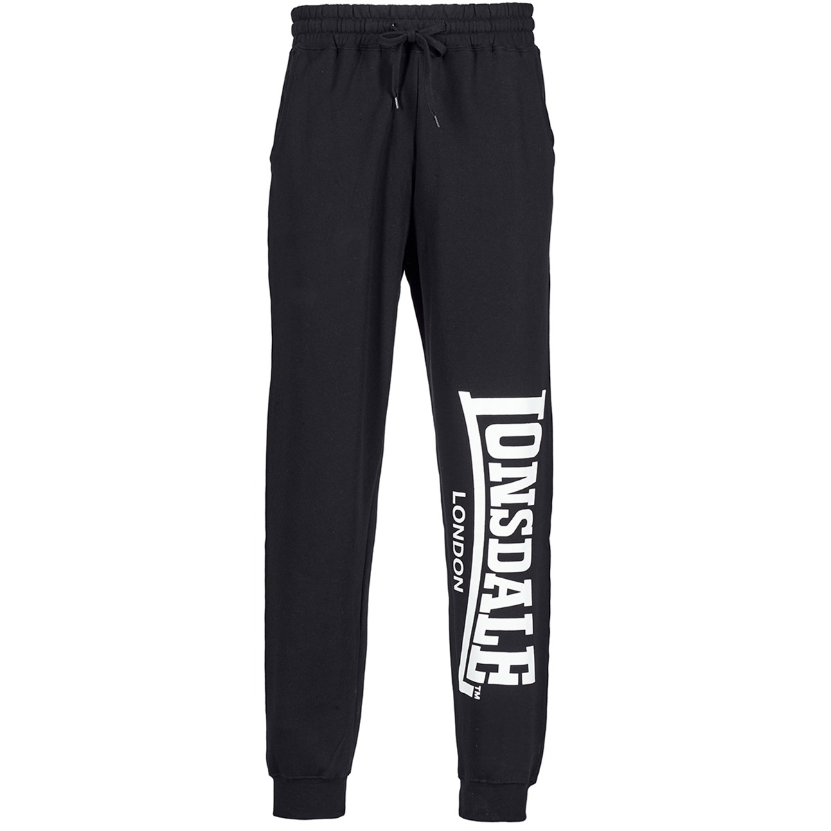 Light-grey branded joggers