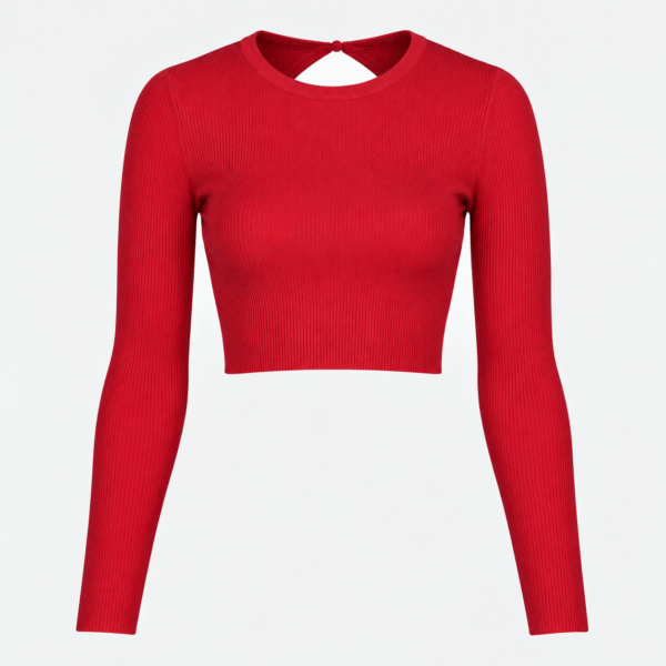 Cropped Lycra T-Shirt